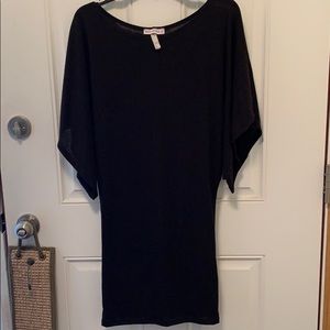 Black sweater dress